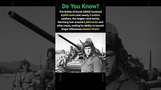 Battle of Kursk ⚔️ | WW2 Eastern Front | Largest Tank Battle #shorts #facts