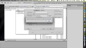 Configure Dreamweaver & Upload