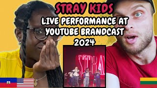 REACTION TO Stray Kids (스트레이 키즈) - Live Performance at YouTube Brandcast 2024 | FIRST TIME WATCHING