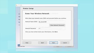 Epson XP-8500: Wireless Setup Using the Control Panel