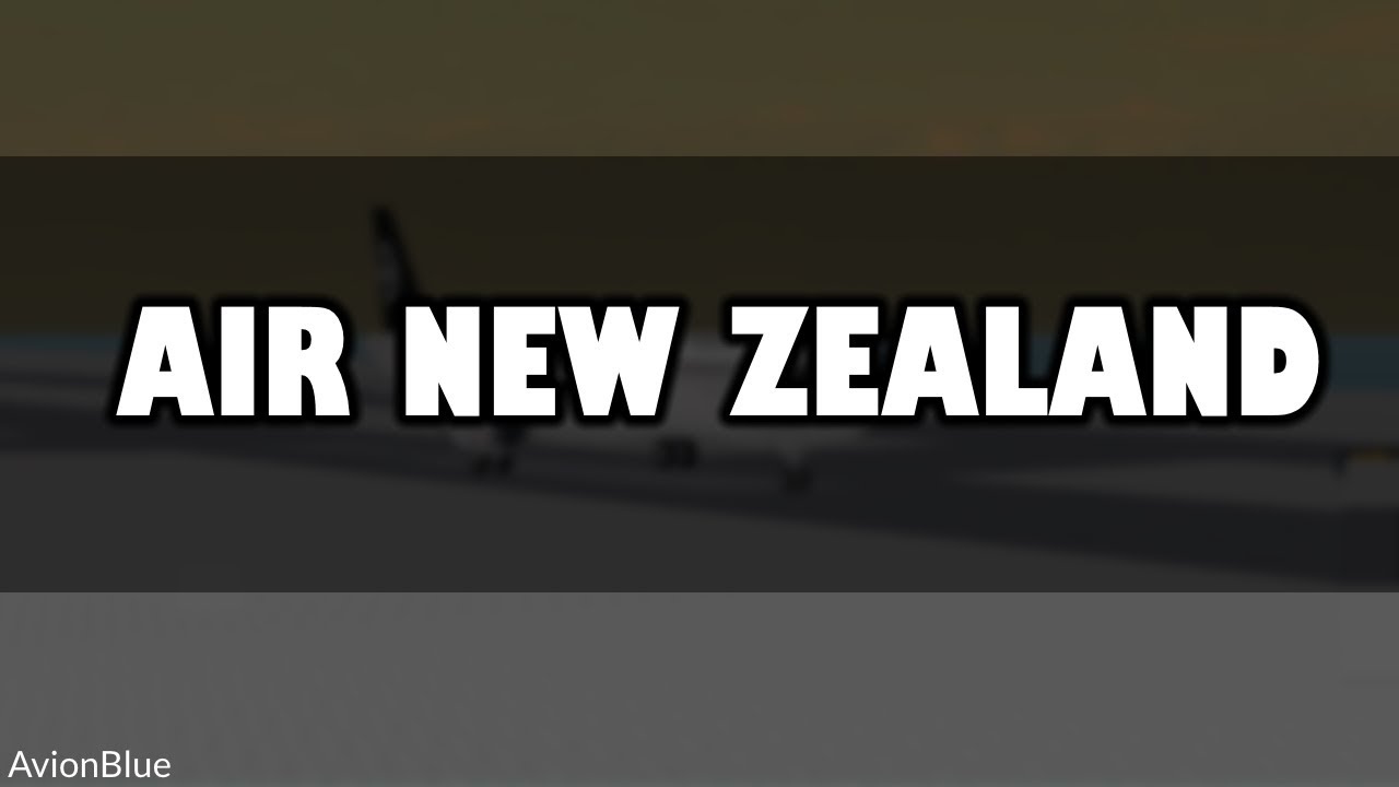 ROBLOX Air New Zealand A321 Flight YouTube 