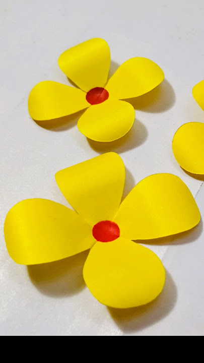 Paper Flowers | Flower Making with Paper #viral #trending #paperflowers #flowermakingwithpaper