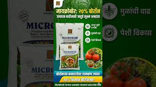 Vanita Agrochem #MICROBOR 20% sprey &amp; drip fertilizer All #crops fertigation #boran Khandeshi Farmar