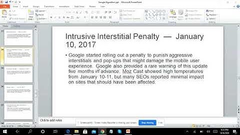 Intrusive Interstitial Penalty — January 10, 2017, | What is Intrusive Interstitial Penalty Update