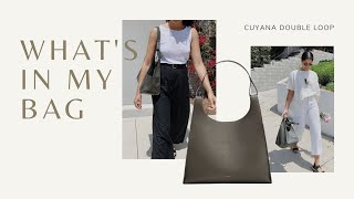 cuyana double loop bag medium