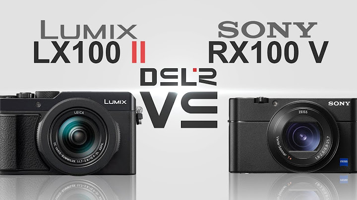 So sánh lumix lx100 ii với sony rx100 iv