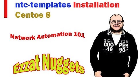 ONELAB Training - Install ntc-templates