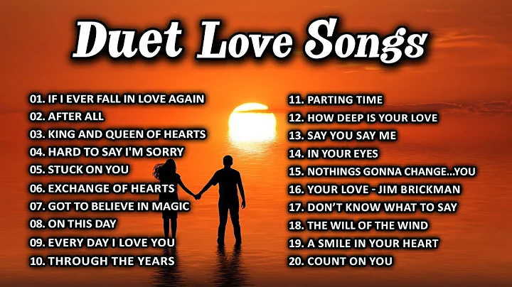 Best Duets Songs Male And Female 80's 90's ( Lyric )- 50 Romantic Duet Love Songs Of All Time