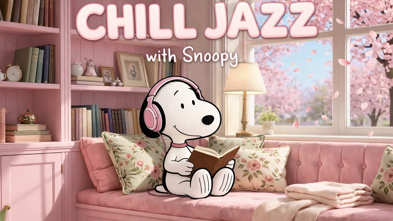 Расслабляющий джаз со Снупи 🌸 Утренний джаз для неспешного начала