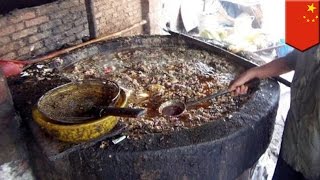 China gutter oil: Disgusting recycled oil and sewage is used to cook Chinese street food - TomoNews