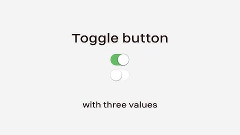 Toggle button with three values. Unity