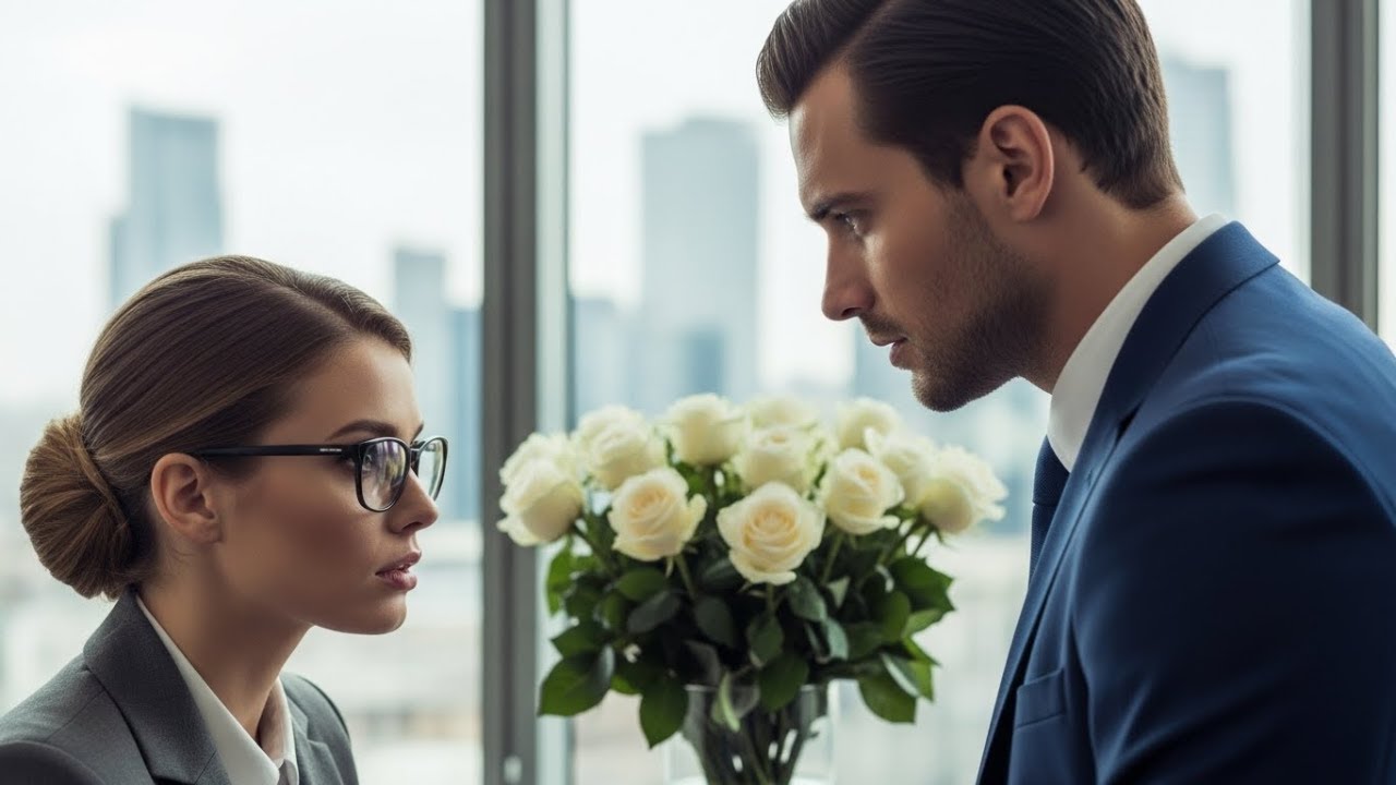 Jej szef nigdy jej nie zauważał — aż kwiaty na jej biurku wzbudziły w nim zazdrosną wściekłość