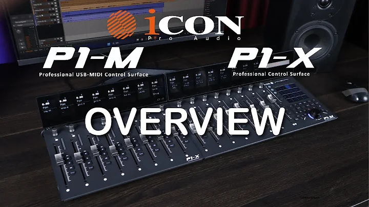 iCON Pro Audio P1 M DAW Controller & P1 X DAW Control Expander Overview
