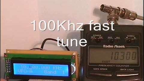 DDS LCD generator - vobler