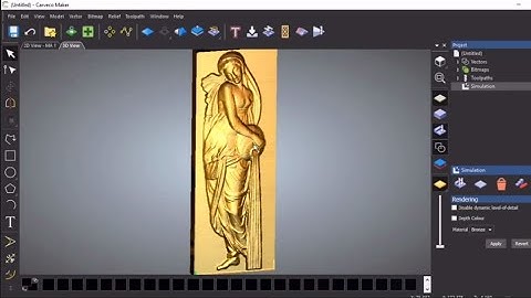 Carveco Maker-snelheden, voedingen en gereedschapspaden voor 3D-bewerking