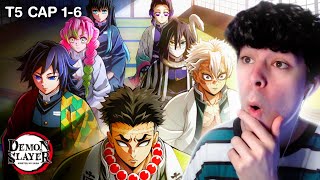 EL ENTRENAMIENTO de los PILARES | KIMETSU NO YAIBA T5 CAP 1-6 (REACCIÓN)