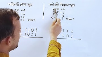Binary addition || Binary subtraction | HSC ict class 3rd chapter numbering system | HSC ict class|