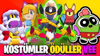 SEZON 22 TÜM YENİ KOSTÜMLER | HİPERŞARJLAR | BRAWL PASS | ÜCRETSİZ ÖDÜLLER VEE - Brawl Stars