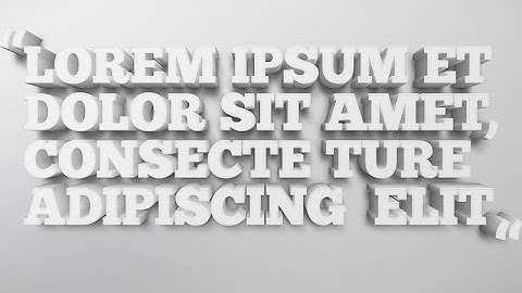 15 various 3d text effects