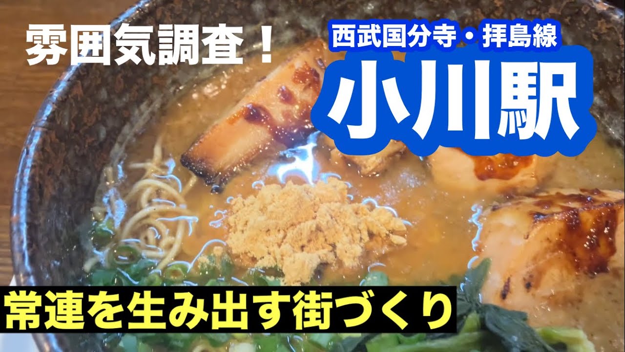 小川駅【西武国分寺・拝島線】ふんいき調査！