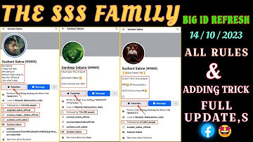 SSS FAMILY KA SUB ID REFRESH Q HO RAHA