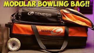 NEW 3 Ball Roller Bowling Ball Bag From GENESIS!