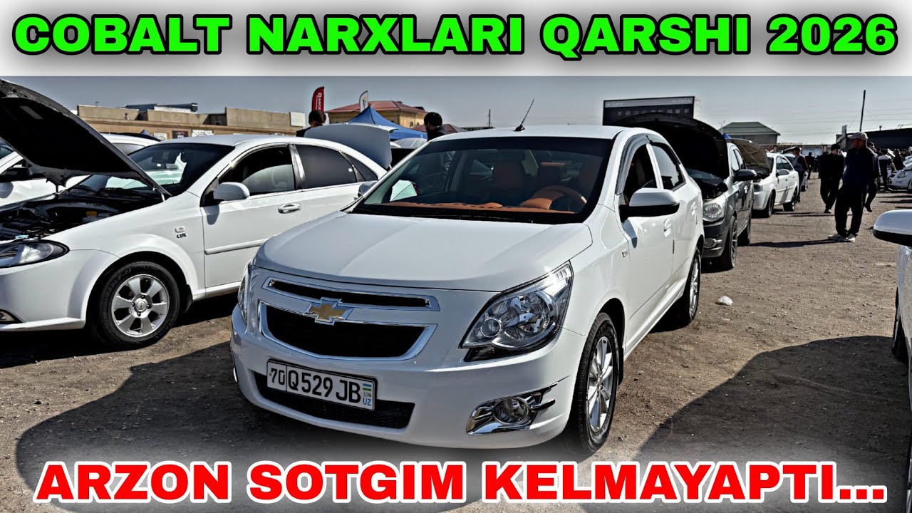 26 FEVRAL COBALT NARXLARI 2026. QARSHI MOSHINA BOZORI NARXLARI 2026