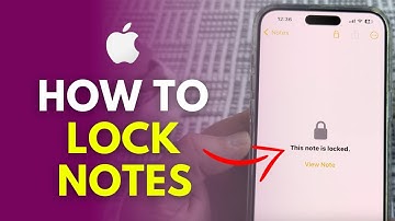 How To Lock Notes On iPhone (Password Protect)