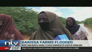 #ntvat1pm#ntvkenya garissa farmers along river tana have suffered
severe losses after bursts its banks and flooded farmland twice in
less than 6 m...