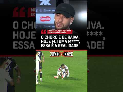 NEYMAR FALOU APÓS A DERROTA DO SANTOS POR 6 A 0 PARA O VASCO NEYMAR FALOU APÓS A DERROTA DO SANTOS POR 6 A 0 PARA O VASCO Thumbnail