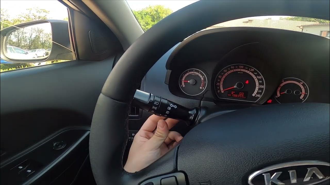 How to Enable or Disable Rear Anti-fog Lights in Kia Ceed I ( 2006