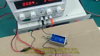 Push-pull solenoid U1253S stroke 10mm electromagnet for automatic appliances DC 24V 48V solenoid