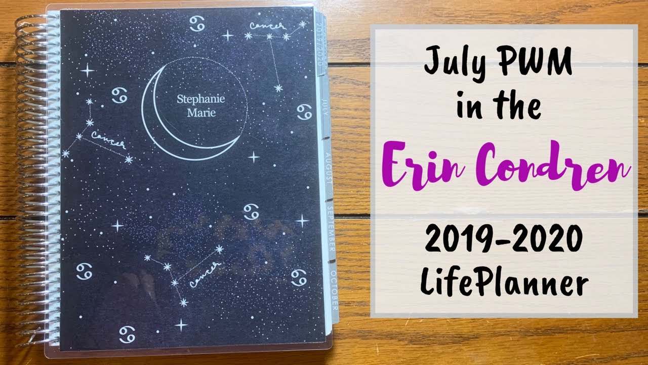 July - Plan With Me | NEW EC LifePlanner 2019-2020