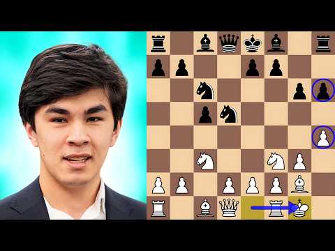 Sindarov Plays a Smooth English Against Firouzja