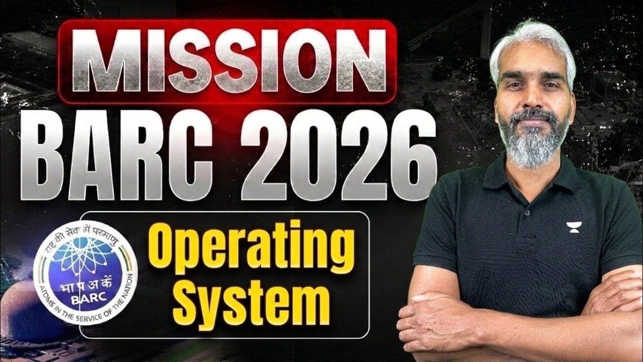 MISSION BARC 2026 | Operating System for BARC 2026 | Vishal Rawtiya Sir