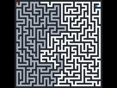 迷路を自動生成して解く（幅優先探索）