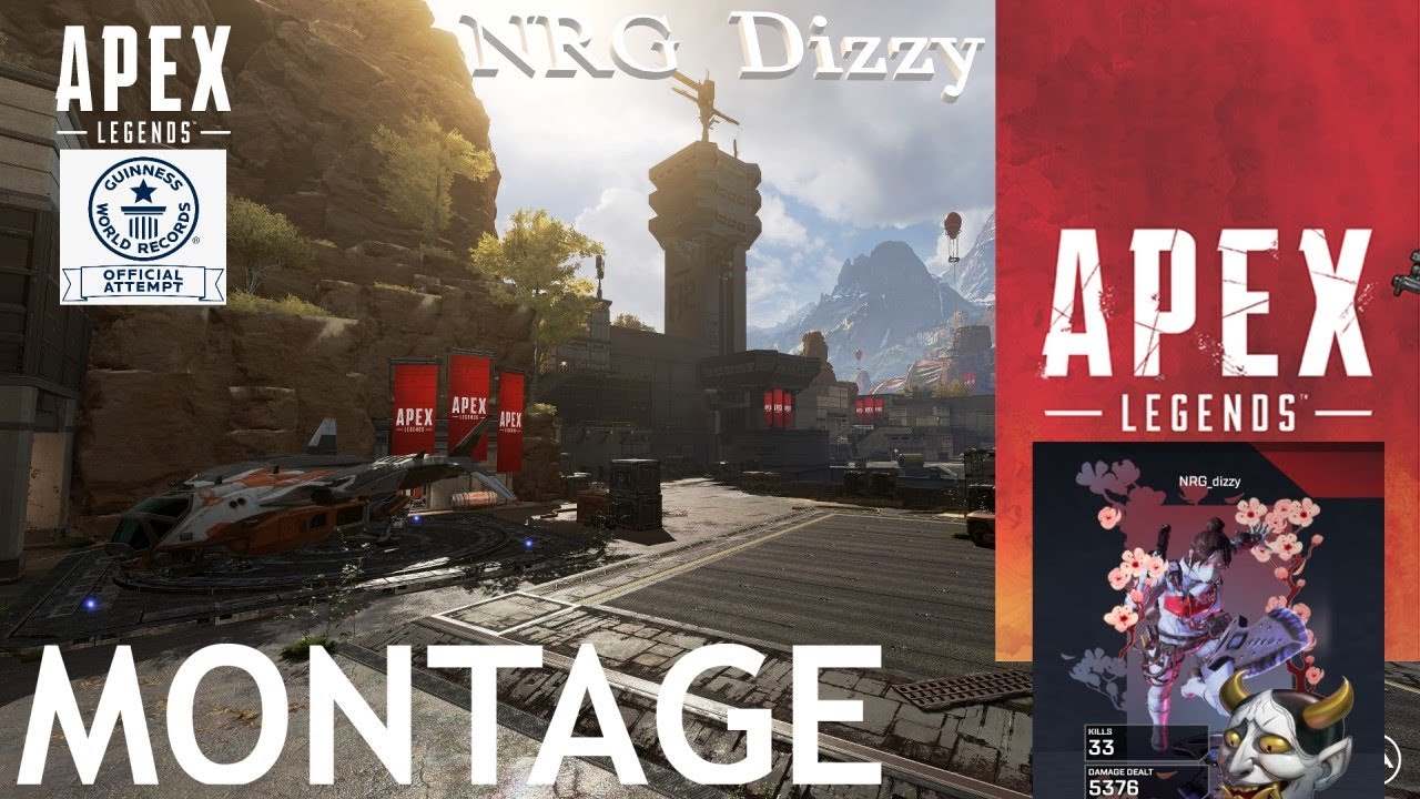 Apex Pro Player Dizzy - World Record 33 Kill Win (edit)