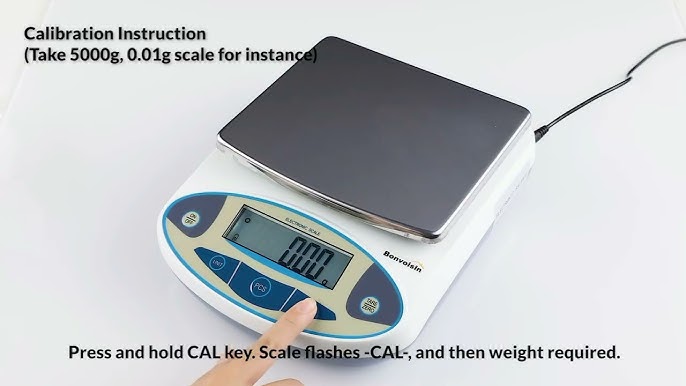 RESHY High Precision 3kg x 0.1g Lab Scale Digital Kitchen Scale
