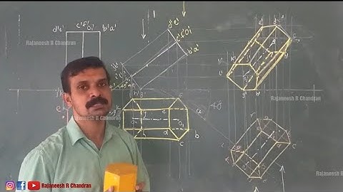 #21 Hexagonal Prism Inclined to Both the Planes | Rajaneesh R Chandran | Engineering Graphics
