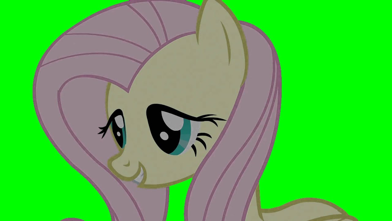 Fluttershy: "Hush Now, Quiet Now" - Green Screen Ponies