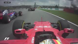 Vettel's First Lap | 2017 Malaysian Grand Prix