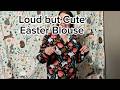 Feel bold and loud with this Easter button down blouse
