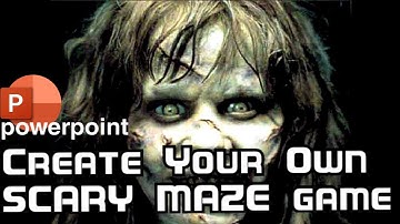 Create your own Scary Maze game in powerpoint JUST IN SECONDS(2)