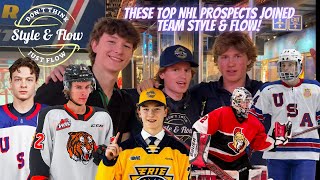 These top NHL prospects joined Team Style & Flow...