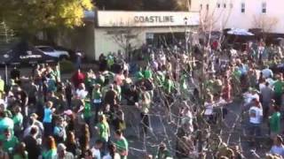 2011 St Paddy's Day Block Party Crowd Shot at Madra Rua Irish Pub