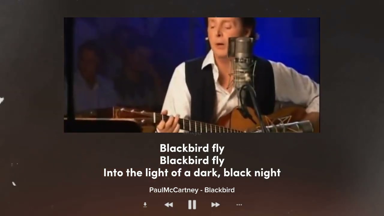 Paul McCartney - Blackbird (Abbey Road Studio Live) Lyrics