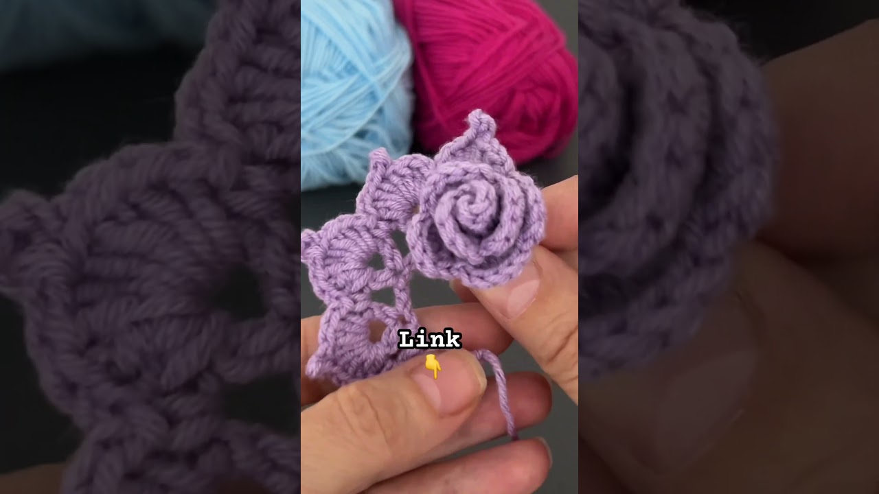 Crochet Rose Flower 