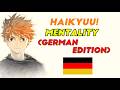Haikyuu Mentality German Edition (Funny) 4k