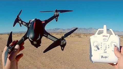 MJX RC Bugs 3 Brushless Sport Drone Flight Test Review