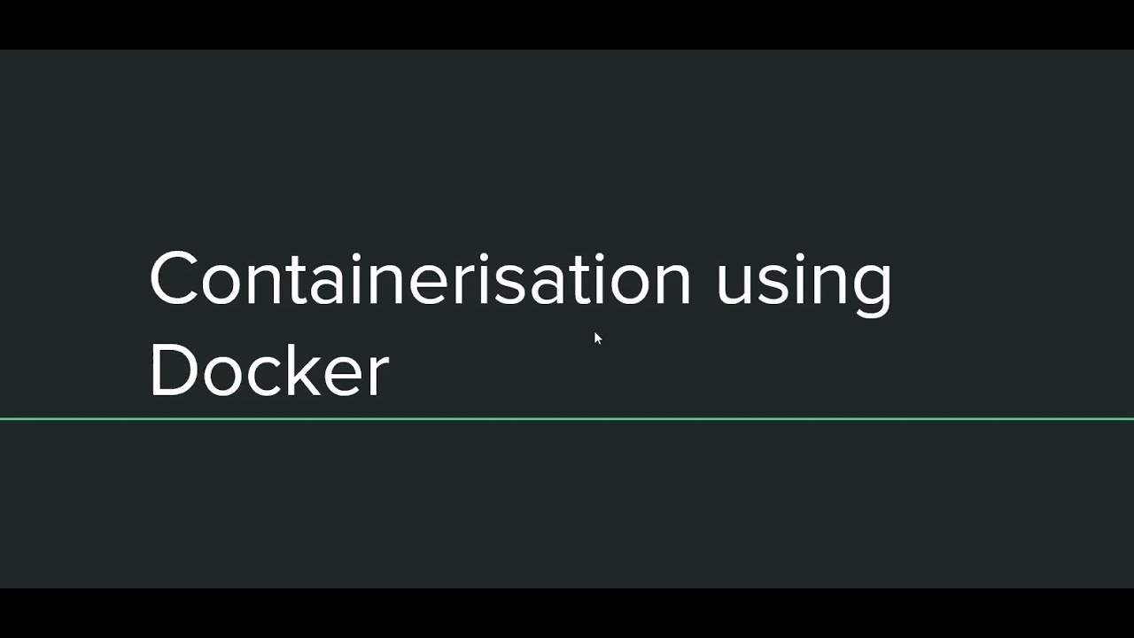 Byte Breaks: Containerisation using docker: Deploying a static HTML ...